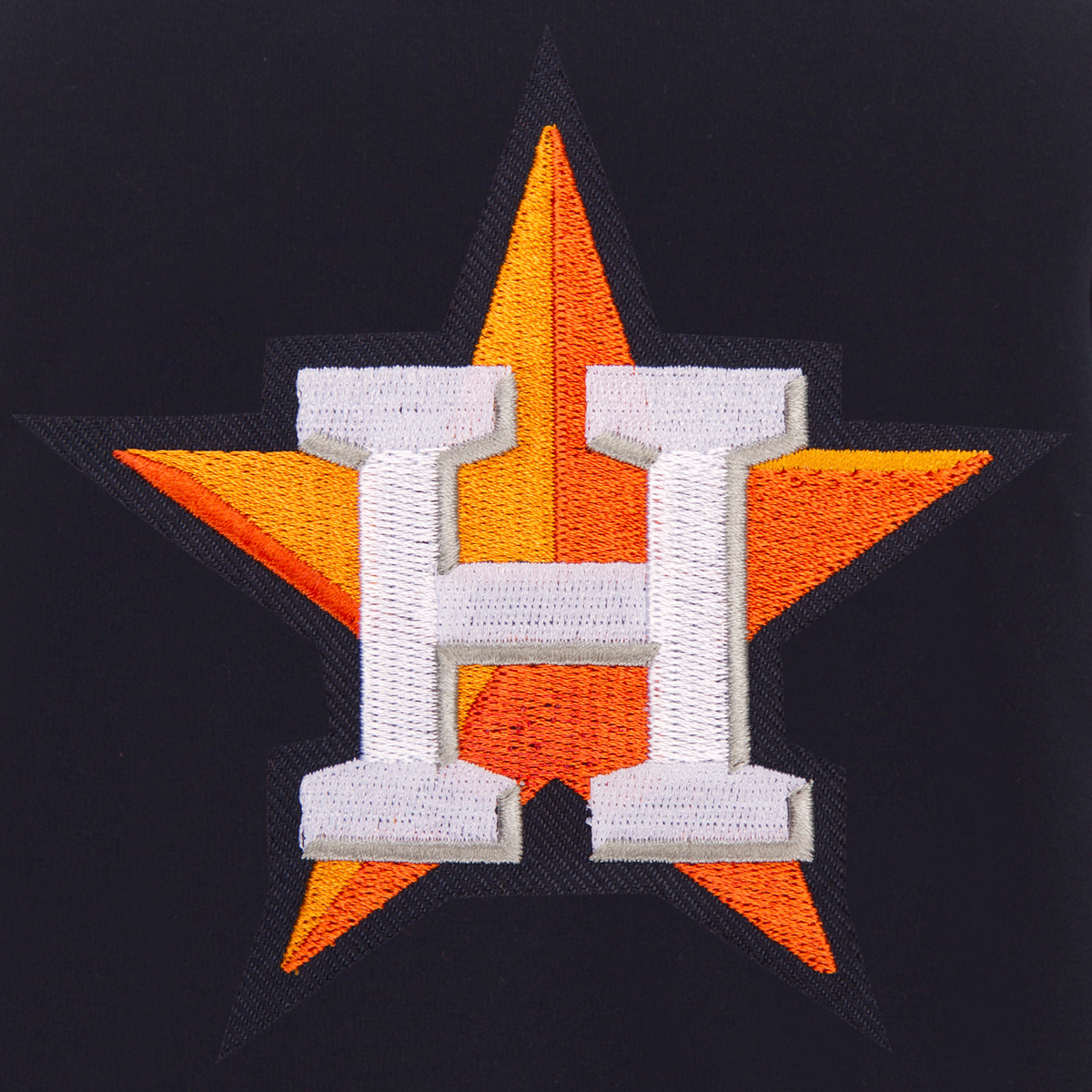 Men's JH Design Navy/White Houston Astros Reversible Full-Snap