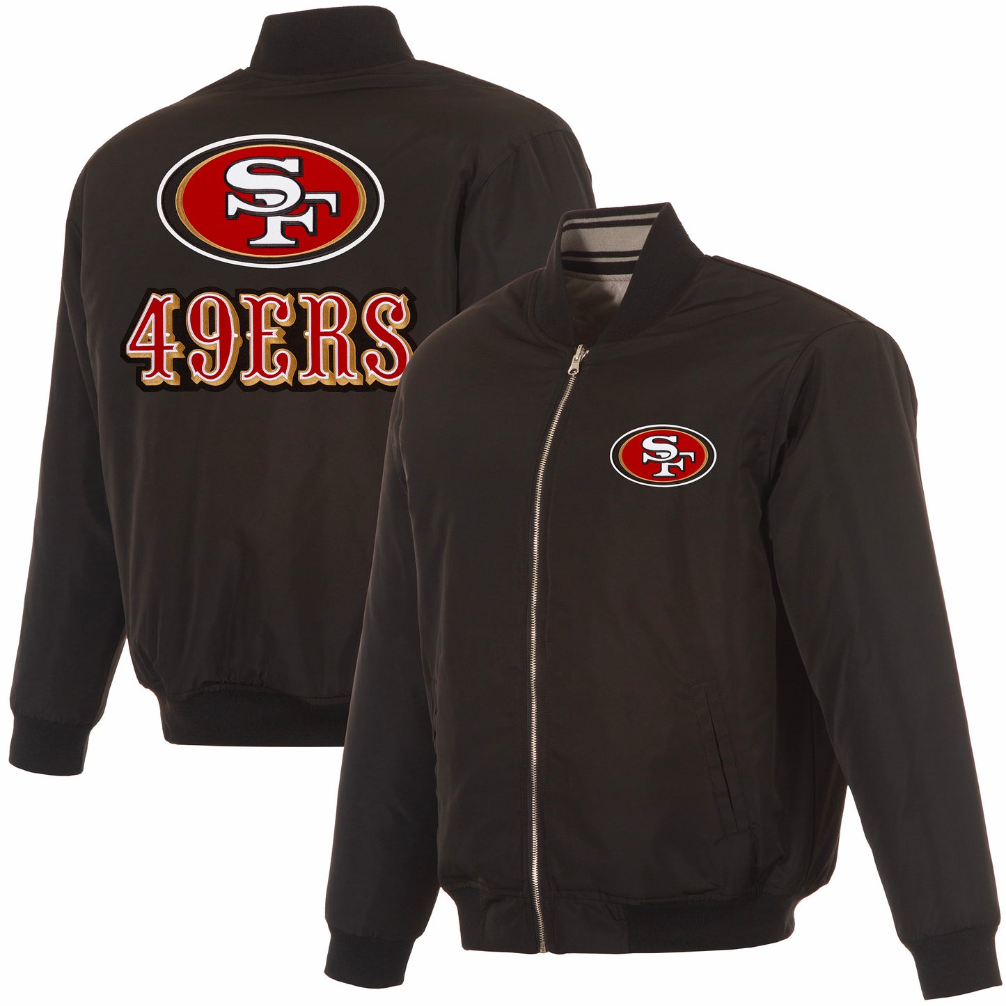 San Francisco 49ers Reversible Flight Jacket