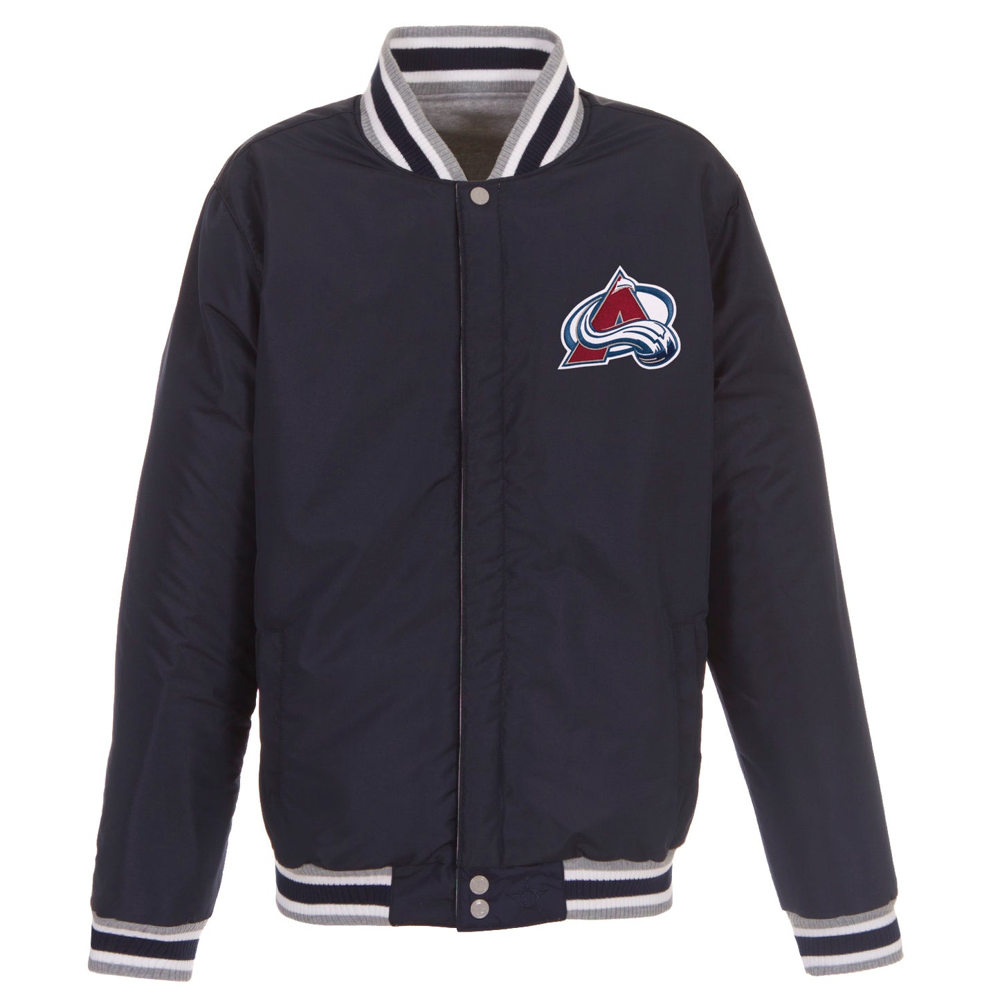 Colorado Avalanche Reversible Two-Tone Fleece Jacket