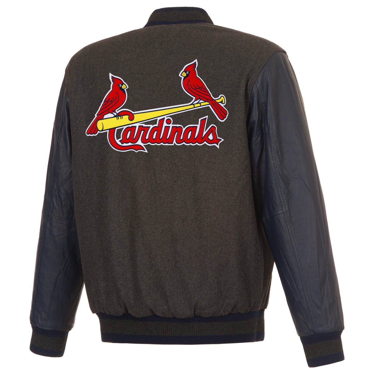 St. Louis Cardinals Reversible Wool and Leather Jacket