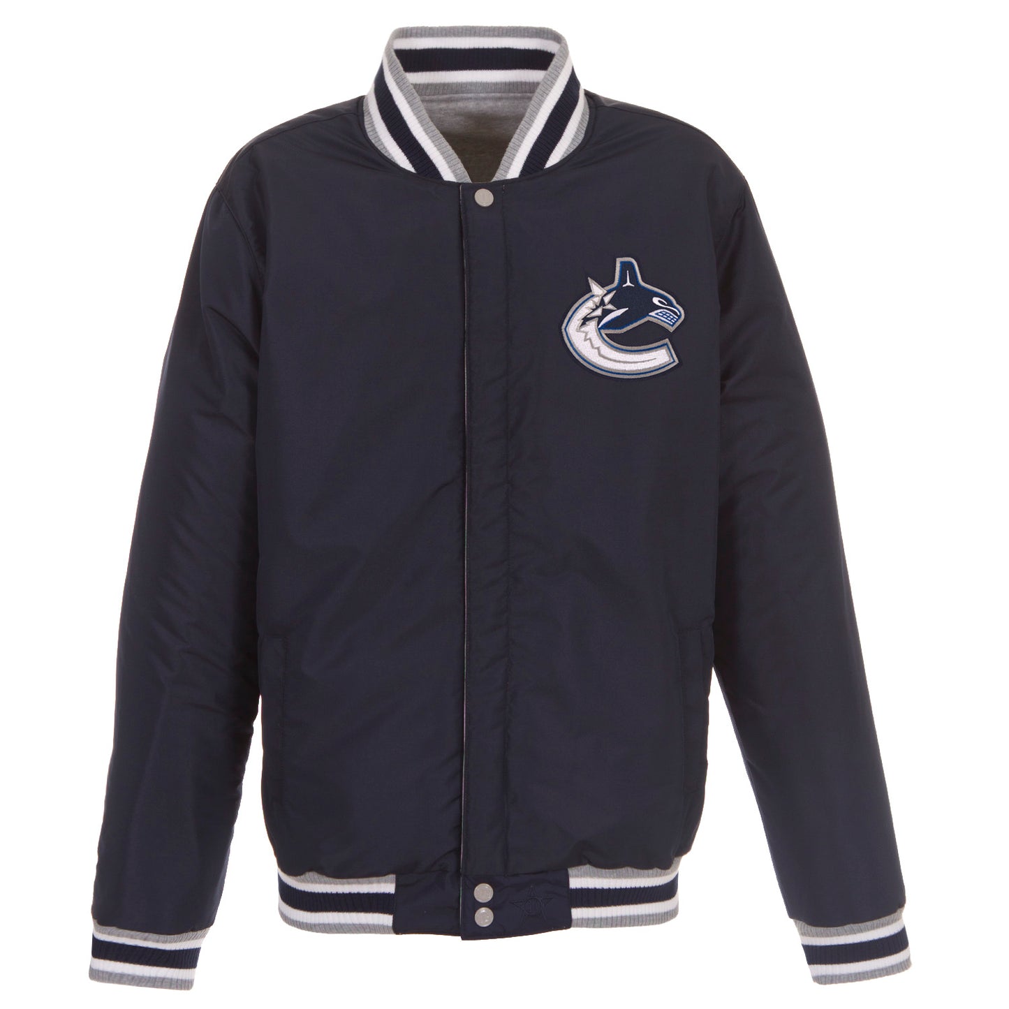 Vancouver Canucks Reversible Two-Tone Fleece Jacket