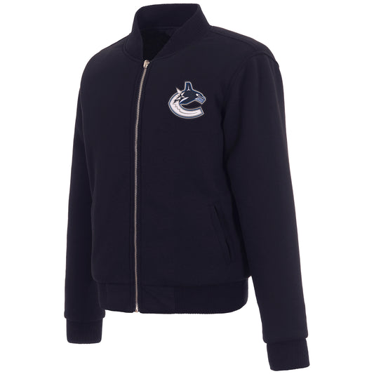 Vancouver Canucks Ladies Reversible Fleece Jacket