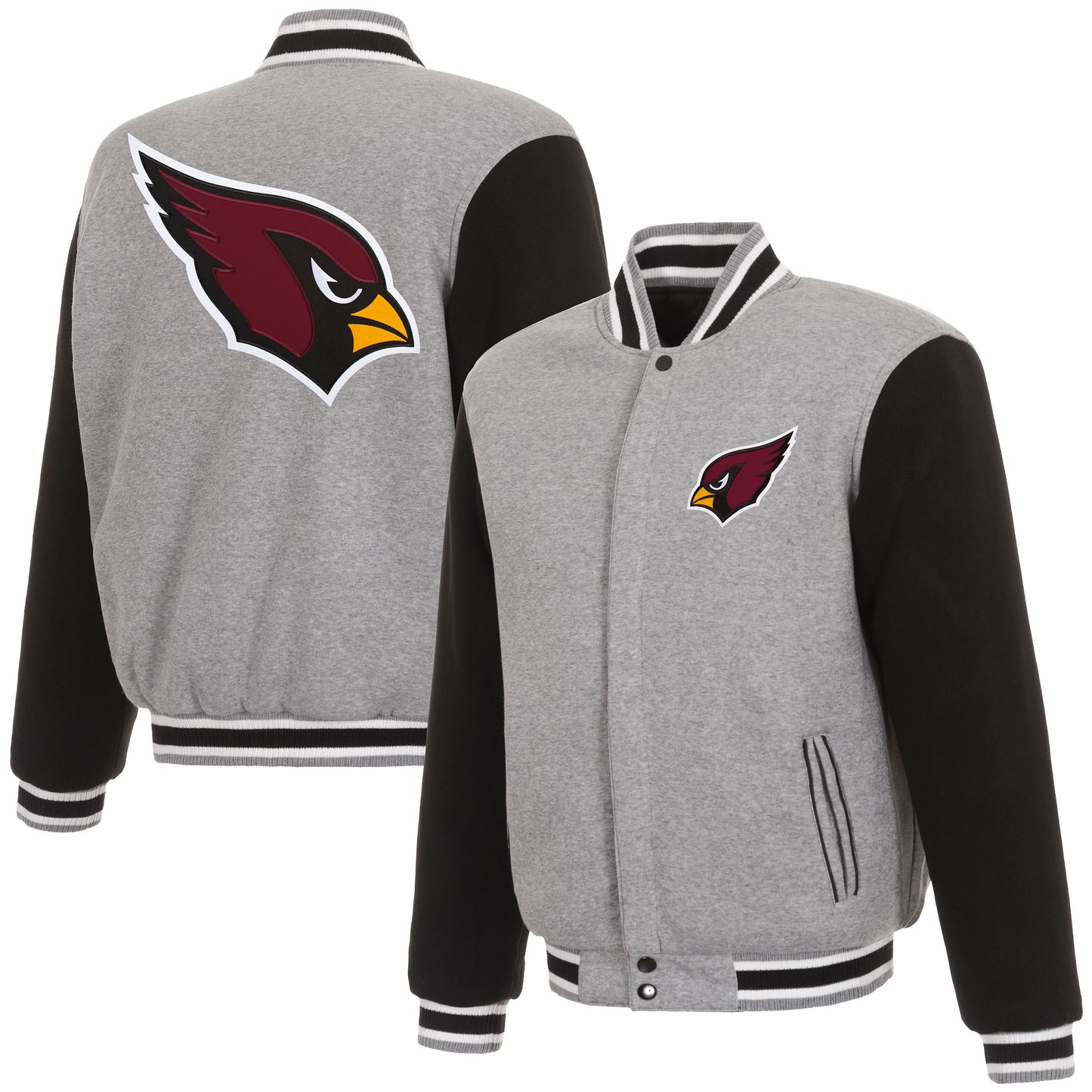 Arizona Cardinals Reversible Two-Tone Fleece Jacket