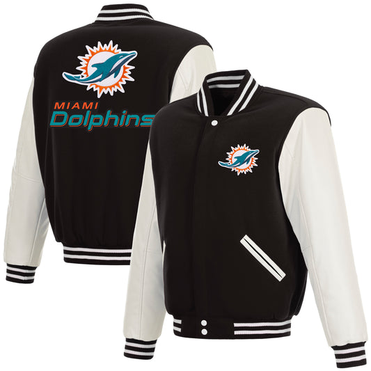 Miami Dolphins Reversible Varsity Jacket