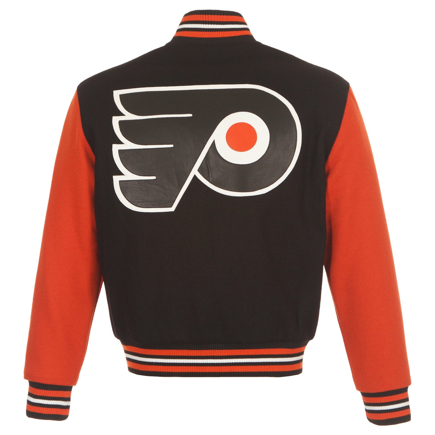 Philadelphia Flyers All Wool Jacket with Leather Logos