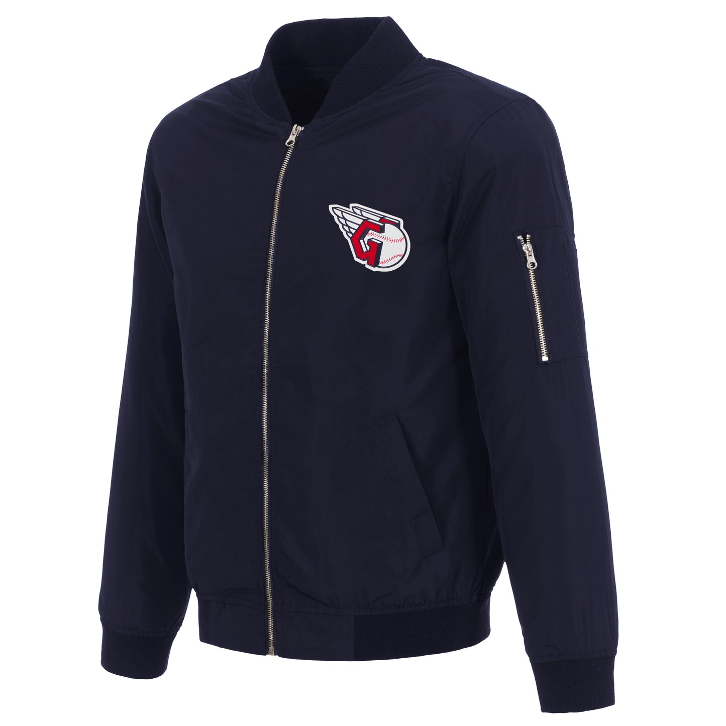 Cleveland Guardians Nylon Bomber Jacket