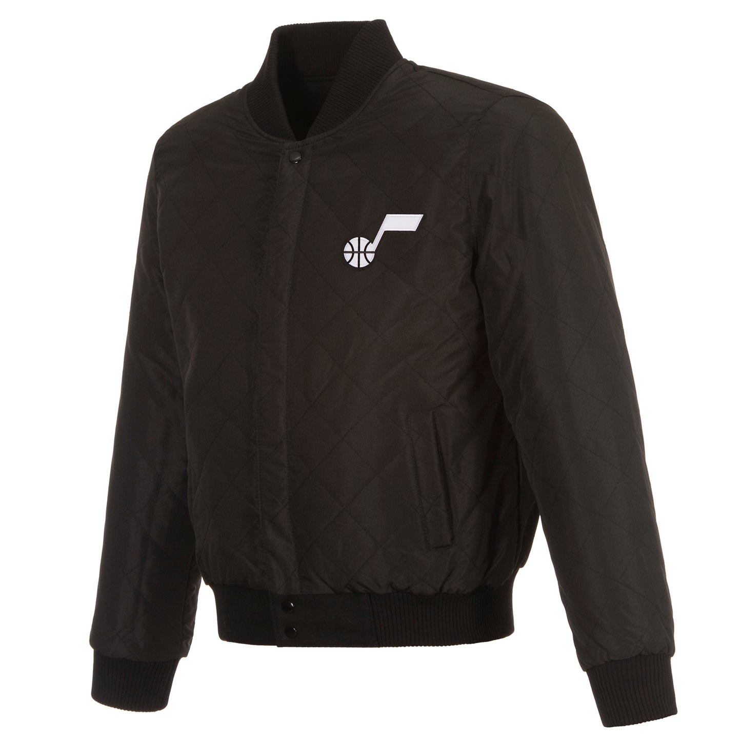 Utah Jazz Reversible Wool and Leather Jacket