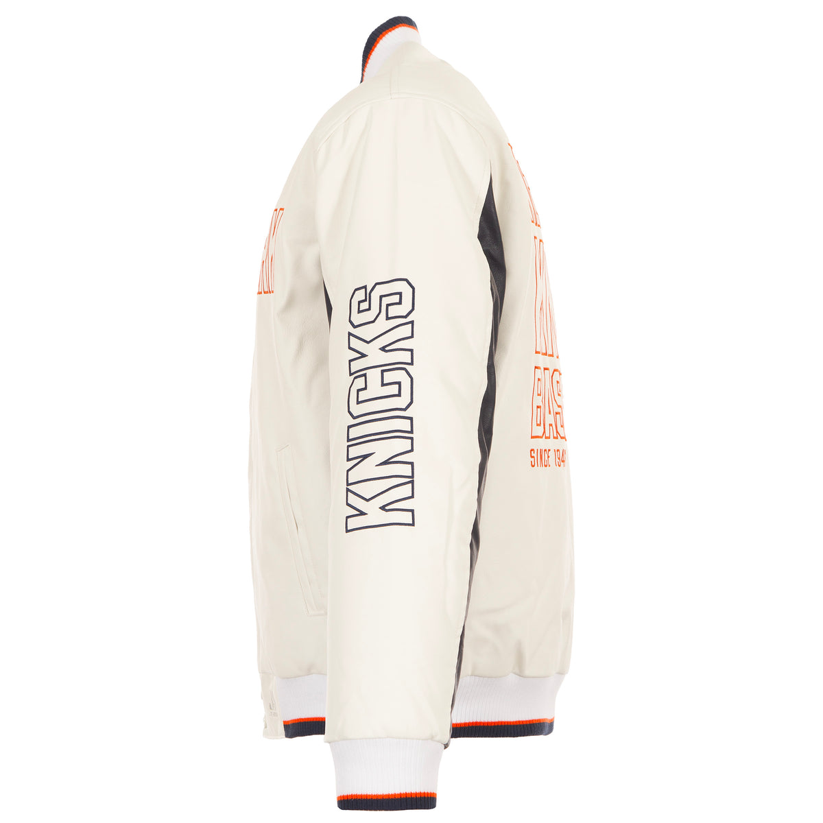New York Knicks Faux Leather Jacket