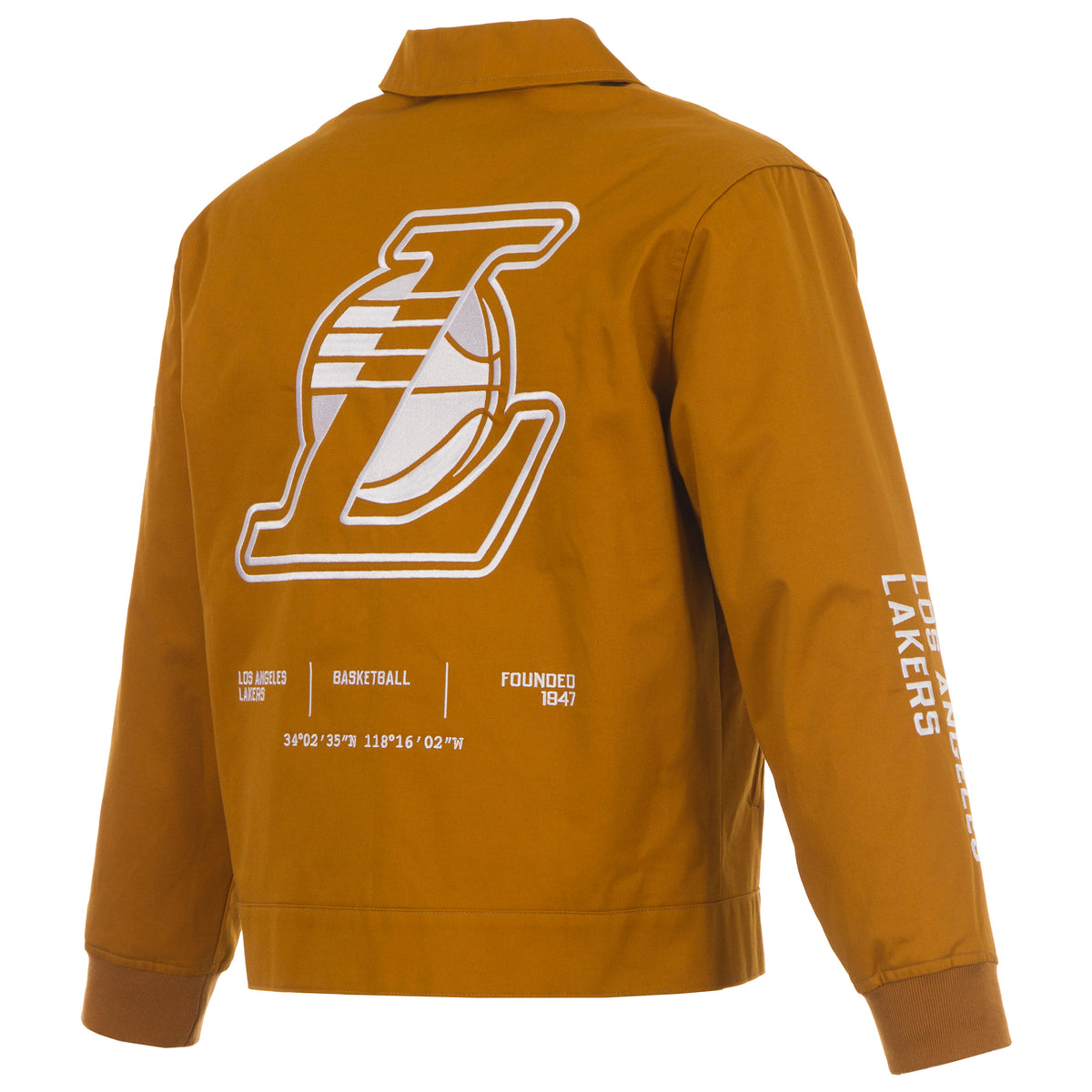 Los Angeles Lakers Cotton-Poly Twill Blend Jacket