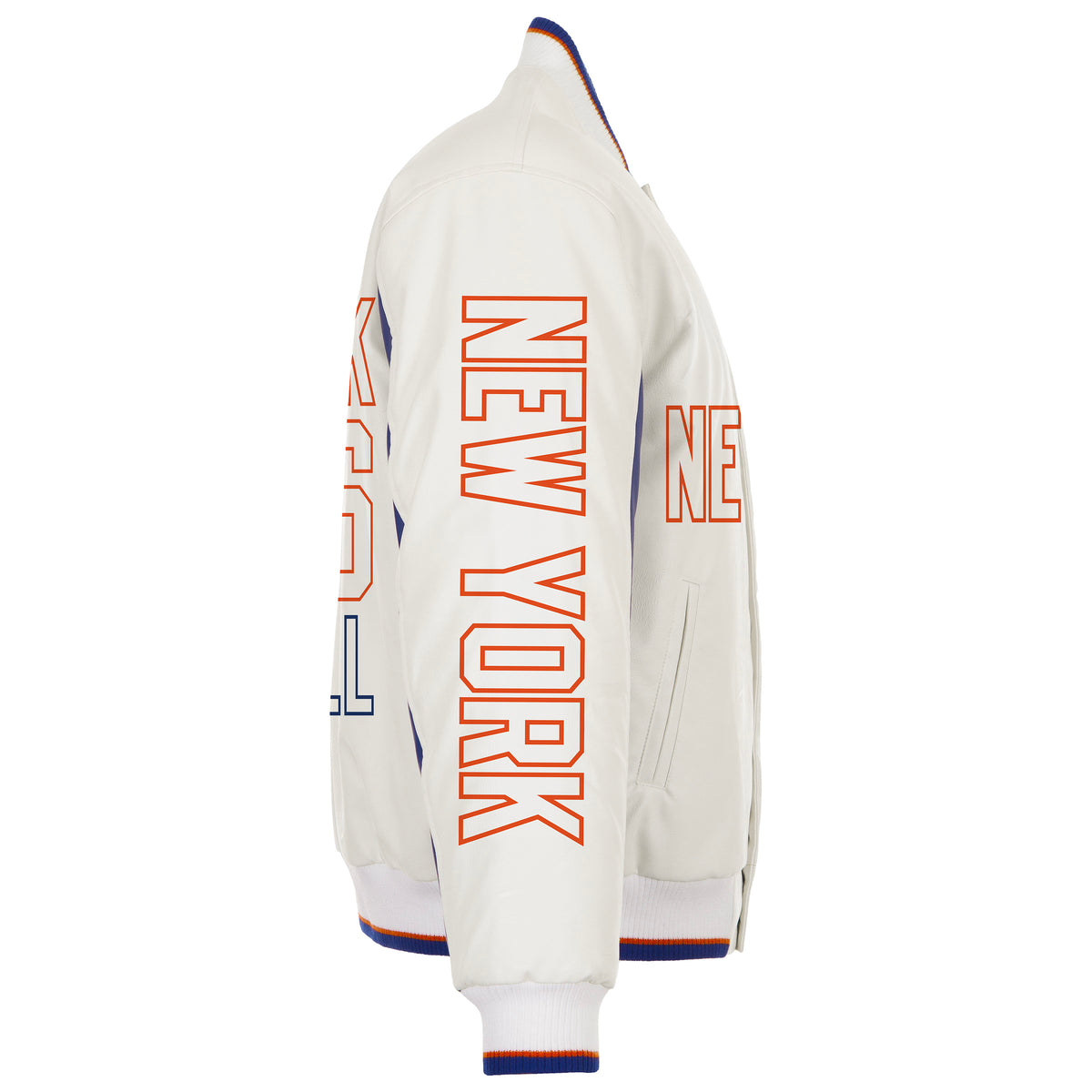 New York Mets Faux Leather Jacket