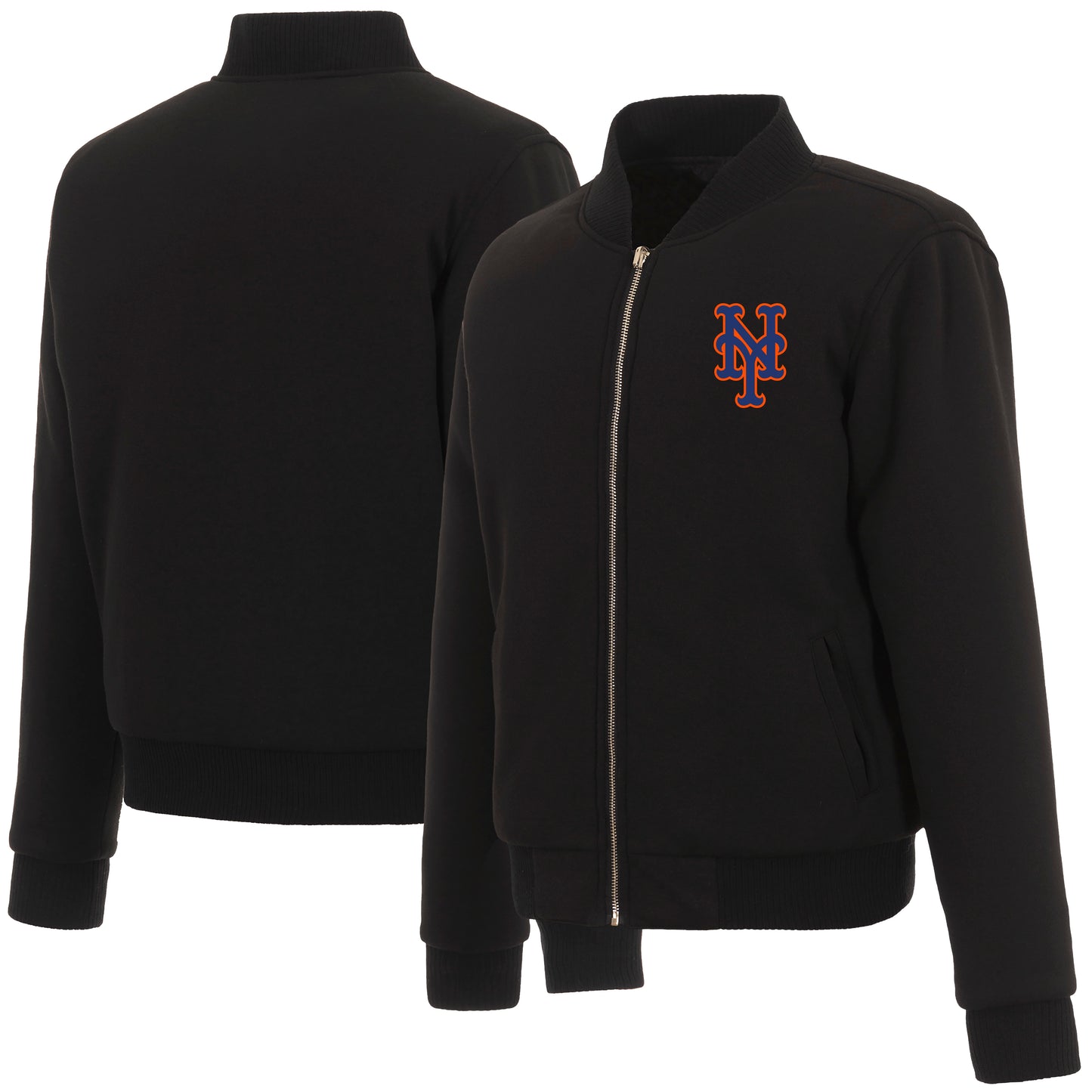 New York Mets Ladies Reversible Fleece Jacket