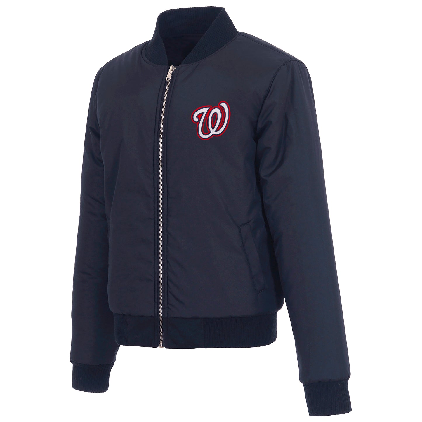 Washington Nationals Ladies Reversible Fleece Jacket