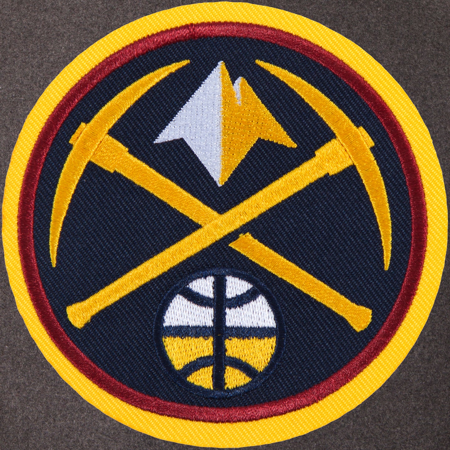 Denver Nuggets Reversible Wool and Leather Jacket