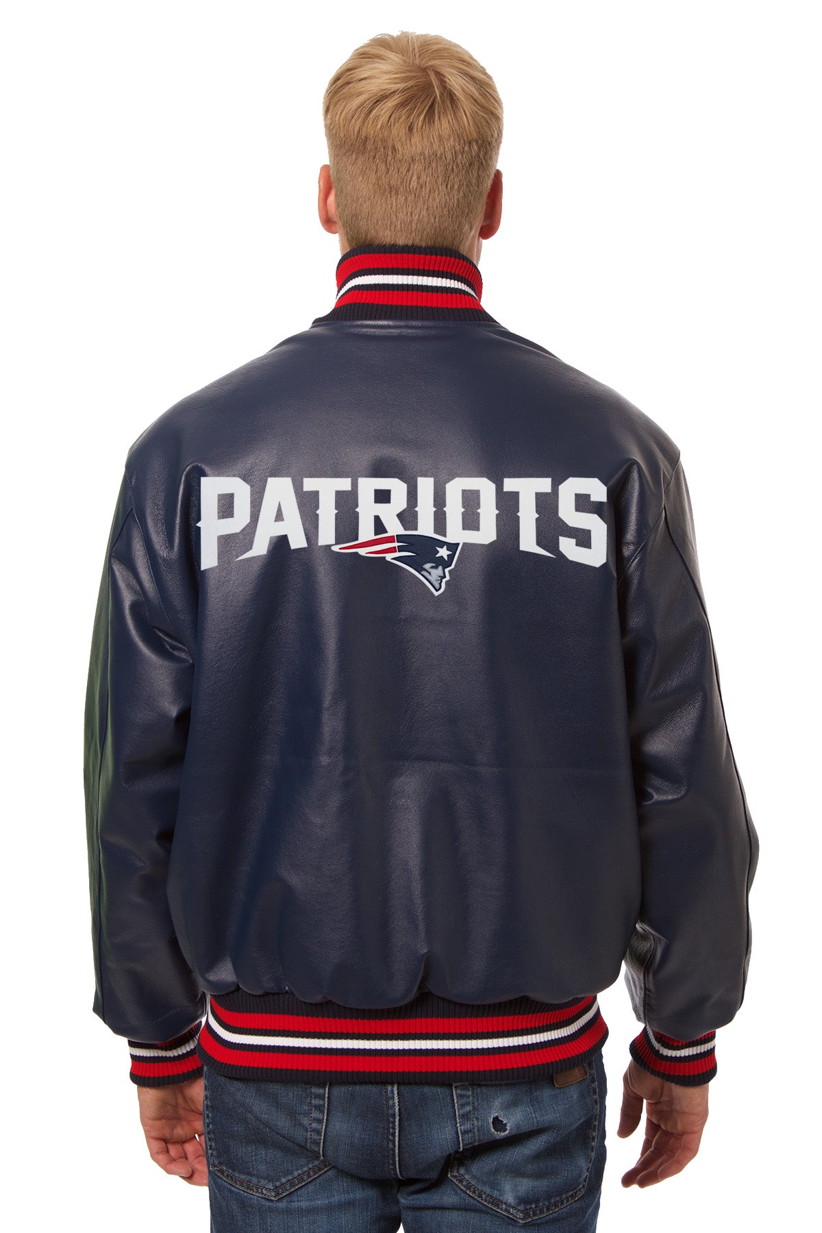 New England Patriots Full Leather Jacket