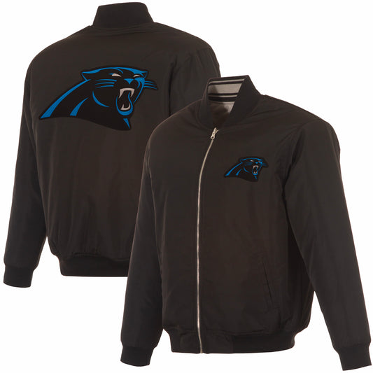 Carolina Panthers Reversible Flight Jacket