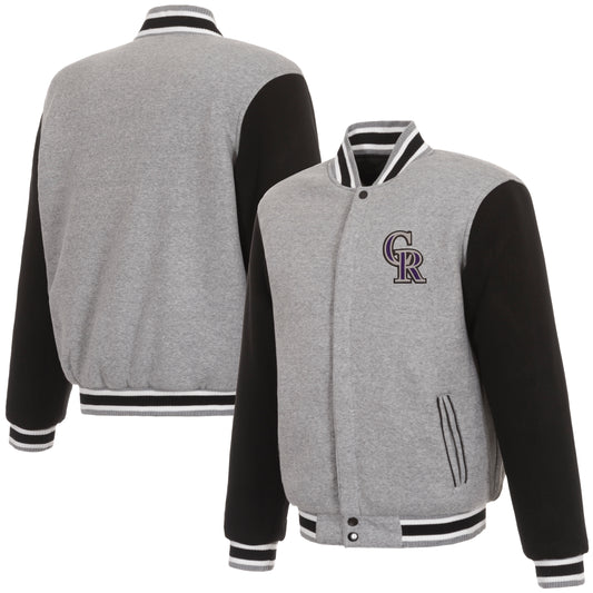 Colorado Rockies Reversible Fleece Jacket
