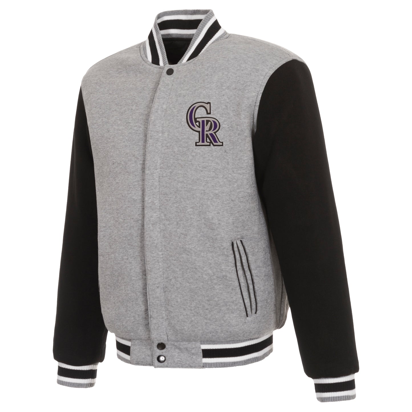 Colorado Rockies Reversible Fleece Jacket