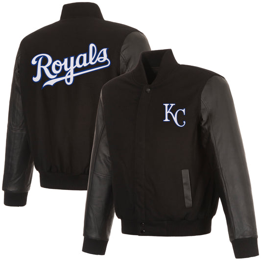 Kansas City Royals Reversible Wool and Leather Jacket