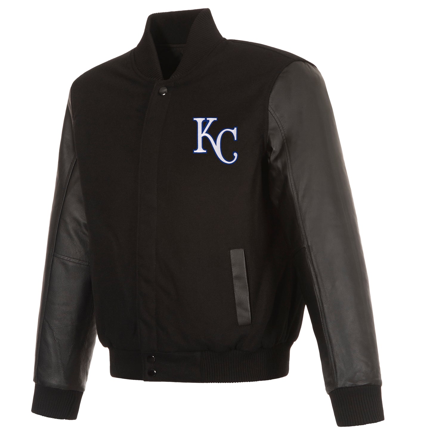 Kansas City Royals Reversible Wool and Leather Jacket