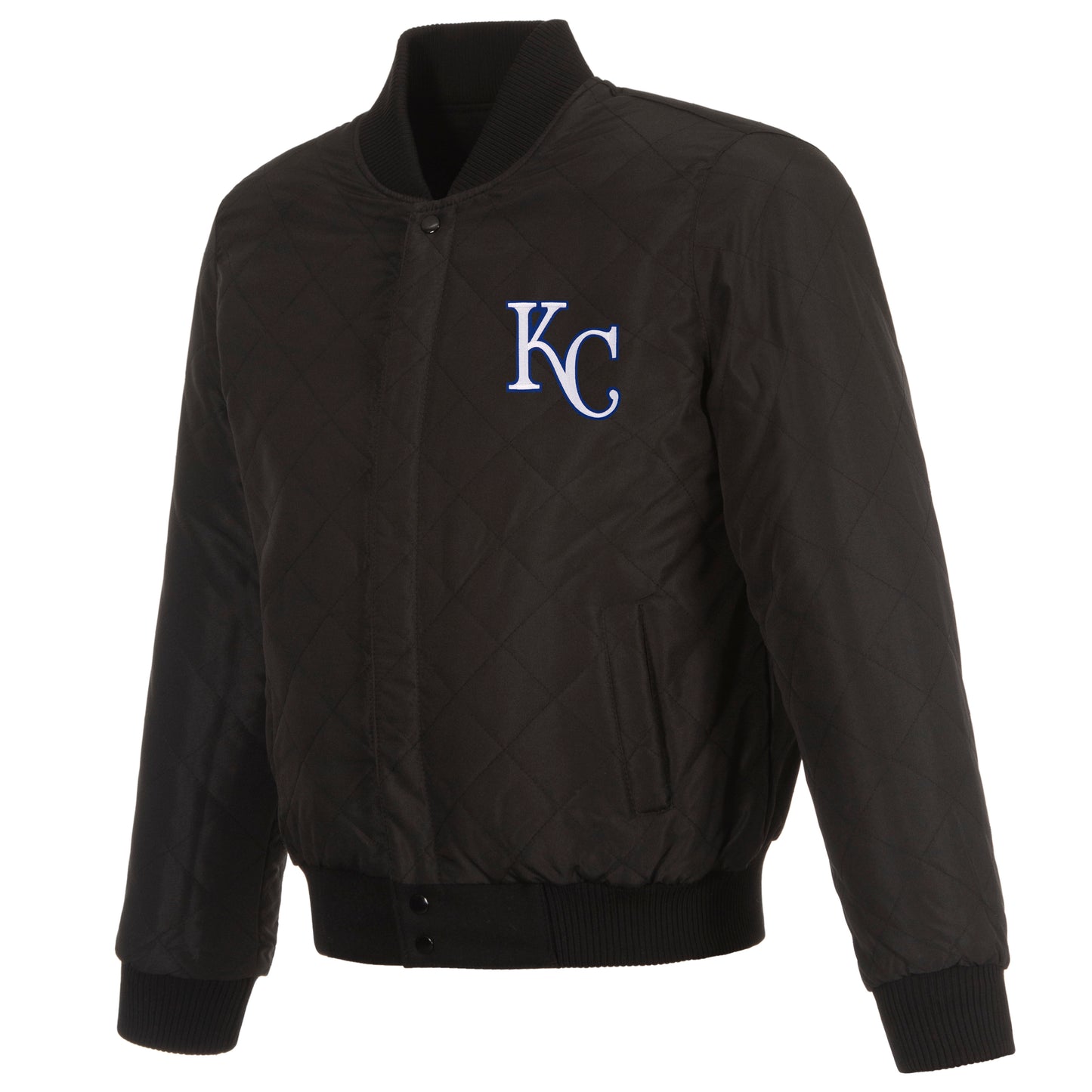 Kansas City Royals Reversible Wool and Leather Jacket