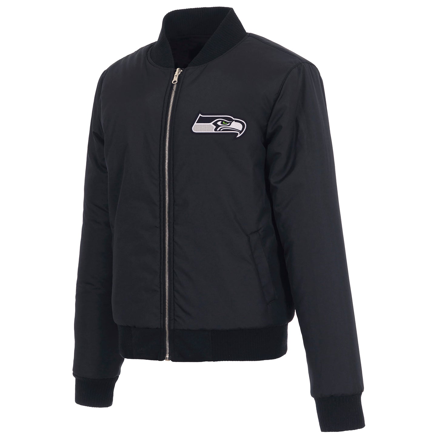 Seattle Seahawks Ladies Reversible Fleece Jacket