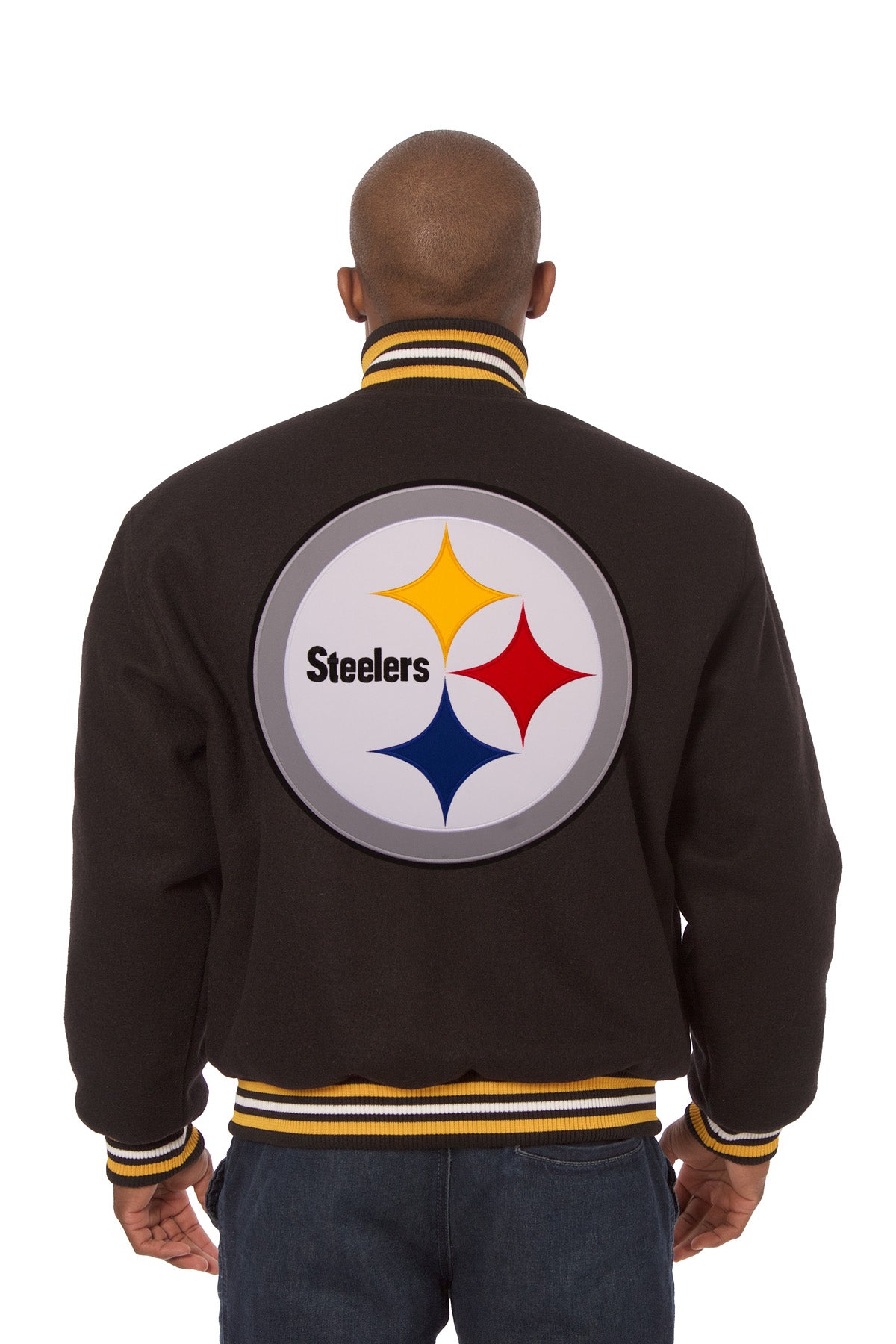 Pittsburgh Steelers Embroidered Wool Jacket