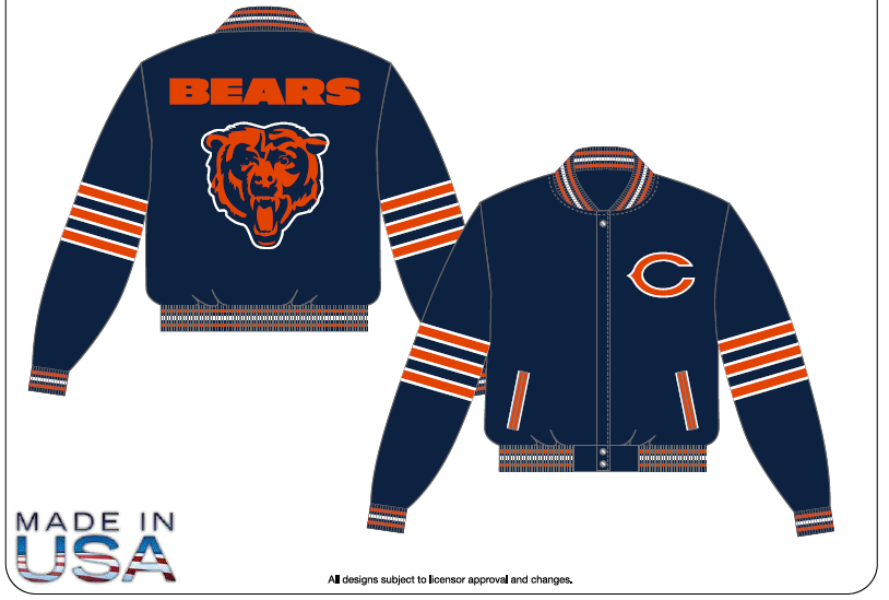 Chicago Bears Leather Jacket