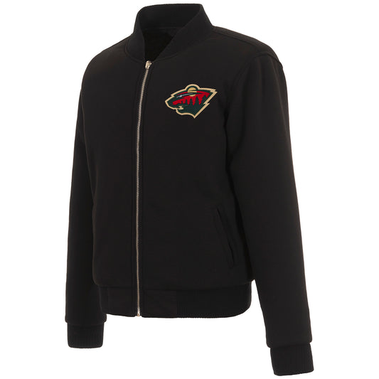 Minnesota Wild Ladies Reversible Fleece Jacket