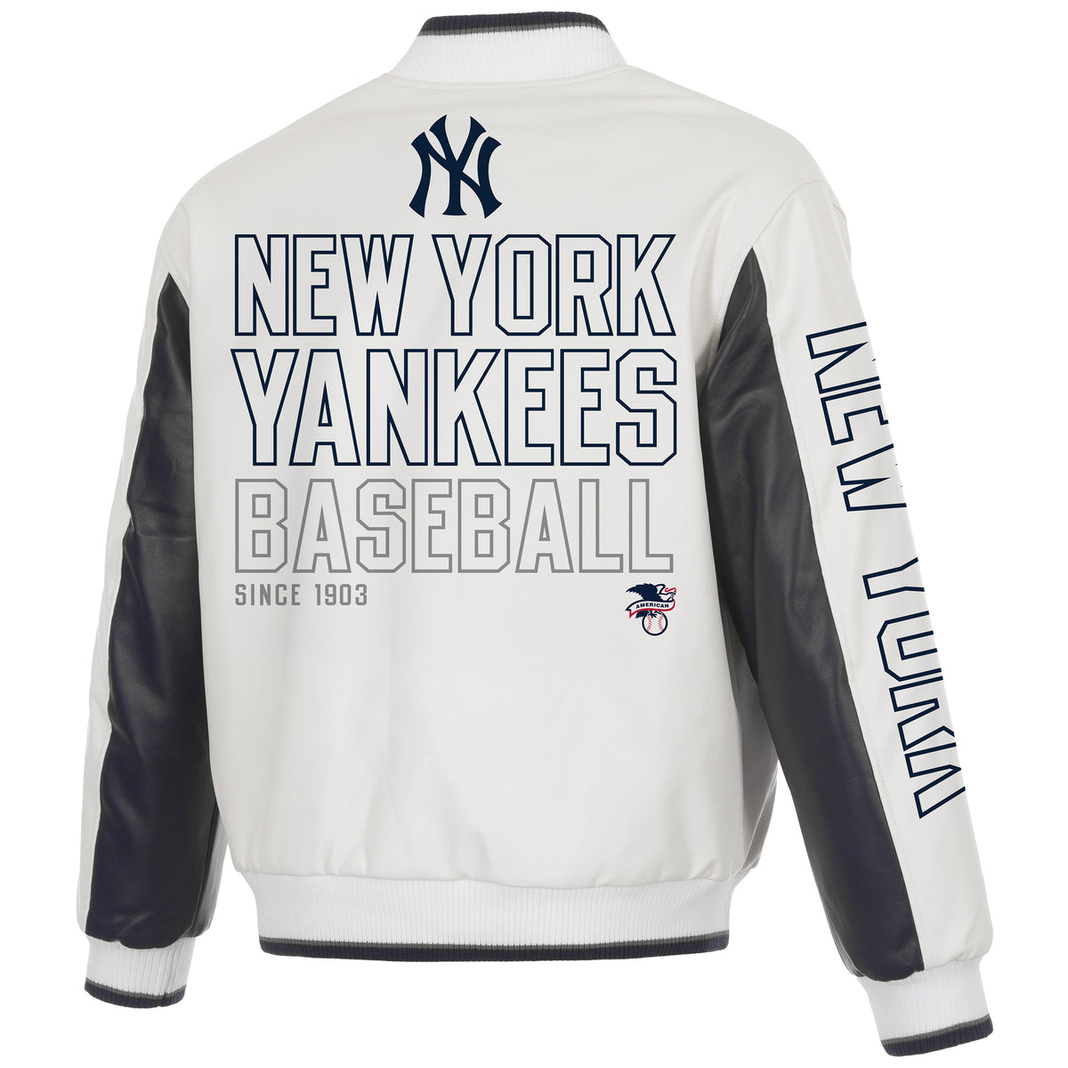 New York Yankees Faux Leather Jacket