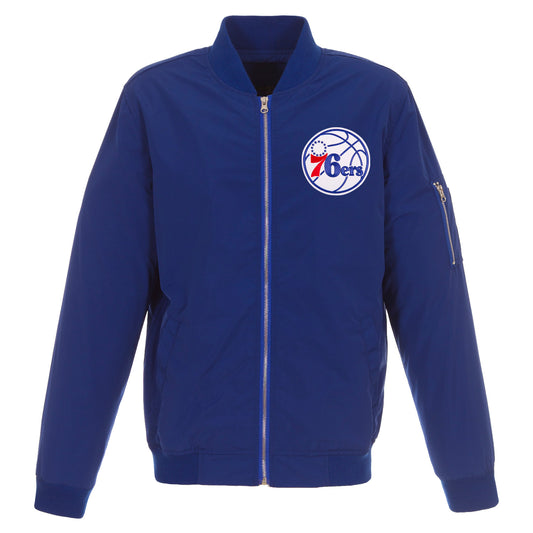 Philadelphia 76ers Nylon Bomber Jacket