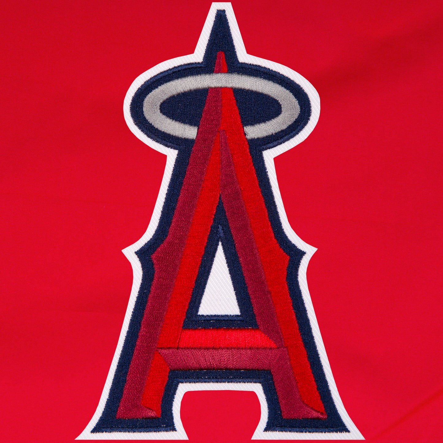 Los Angeles Angels Reversible Fleece Jacket with Faux Leather Sleeves