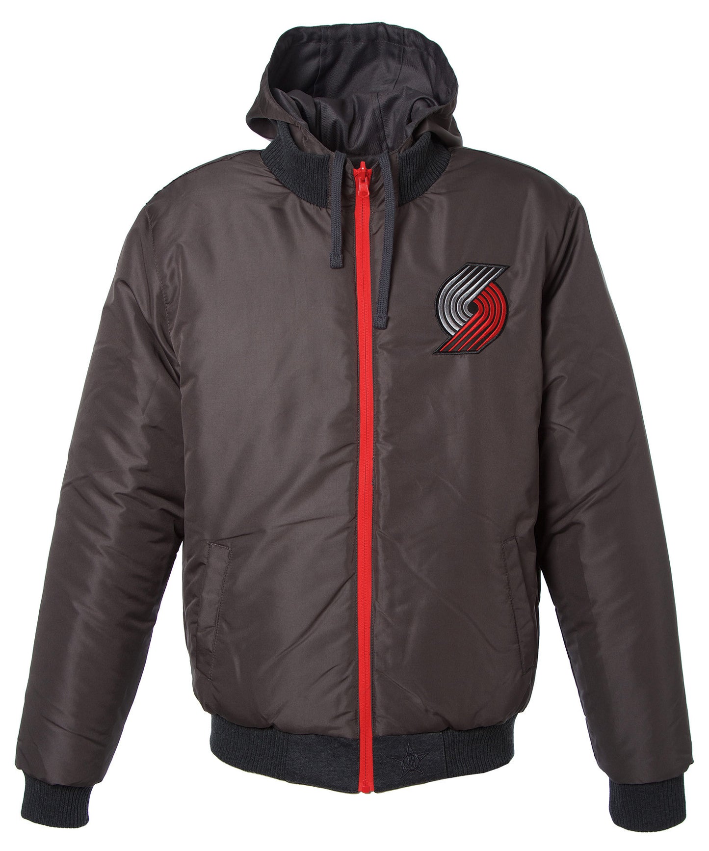 Portland Trail Blazers Reversible Fleece Hooded Jacket