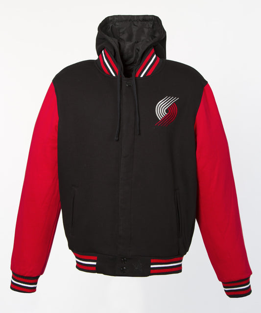 Portland Trail Blazers Two-Tone Reversible Fleece Jacket