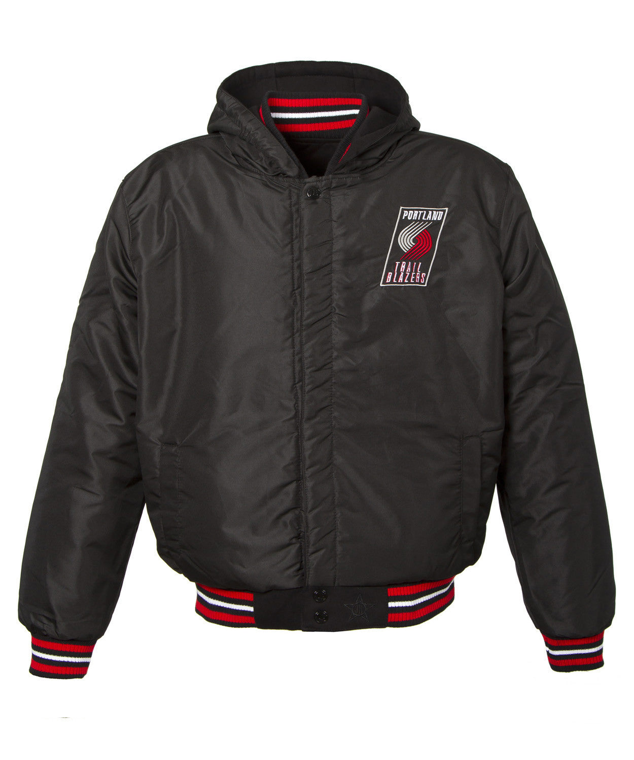 Portland Trail Blazers Kid's Reversible Two-Tone Fleece Jacket