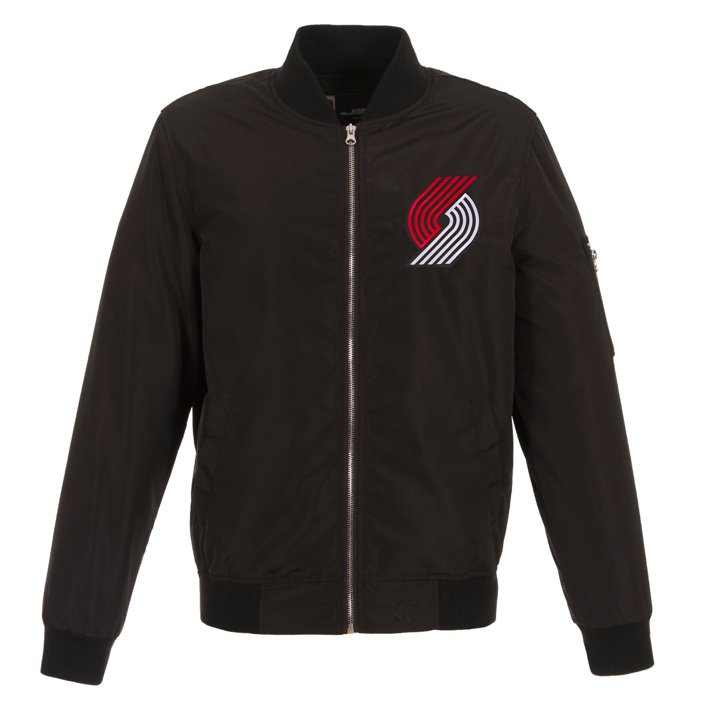 Portland Trailblazers Nylon Bomber Jacket