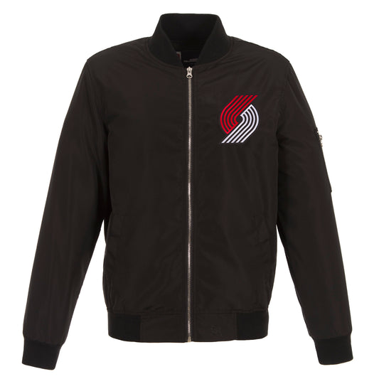 Portland Trailblazers Nylon Bomber Jacket