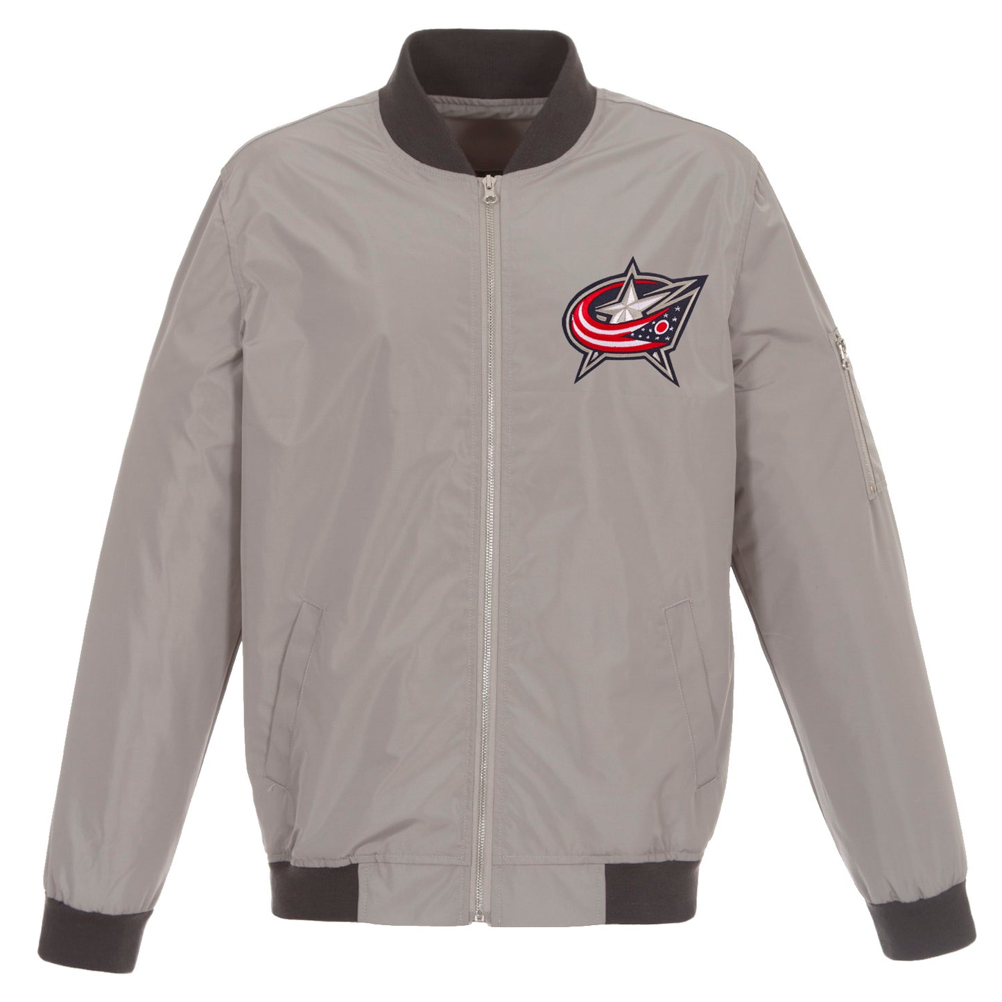Columbus Blue Jackets Nylon Bomber Jacket