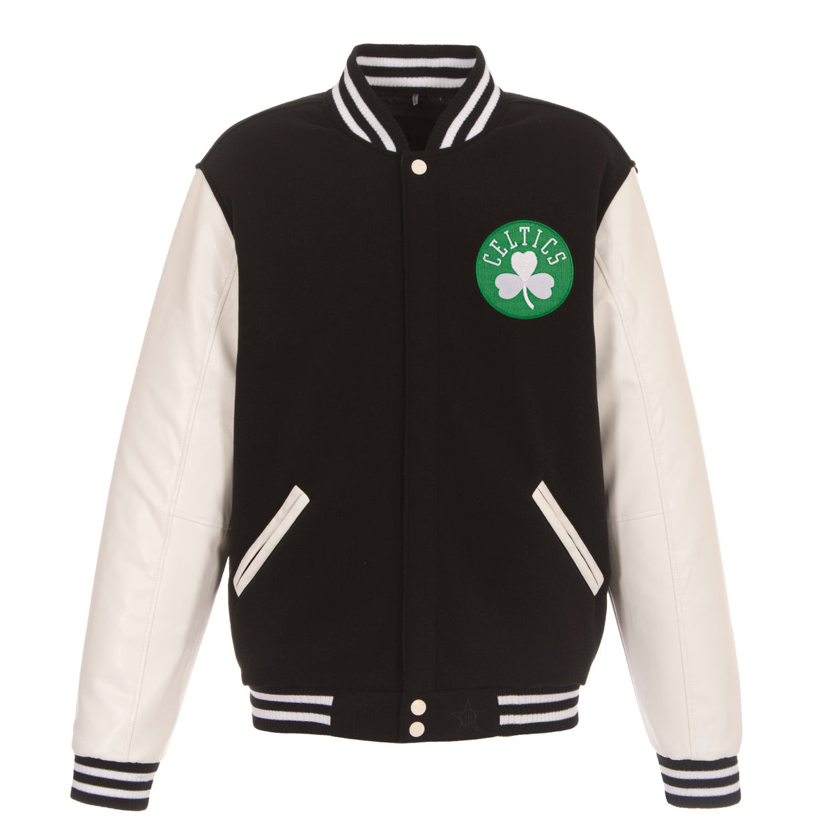 Adidas Boston Celtics Nba Vintage Bomber Baseball Jacket 