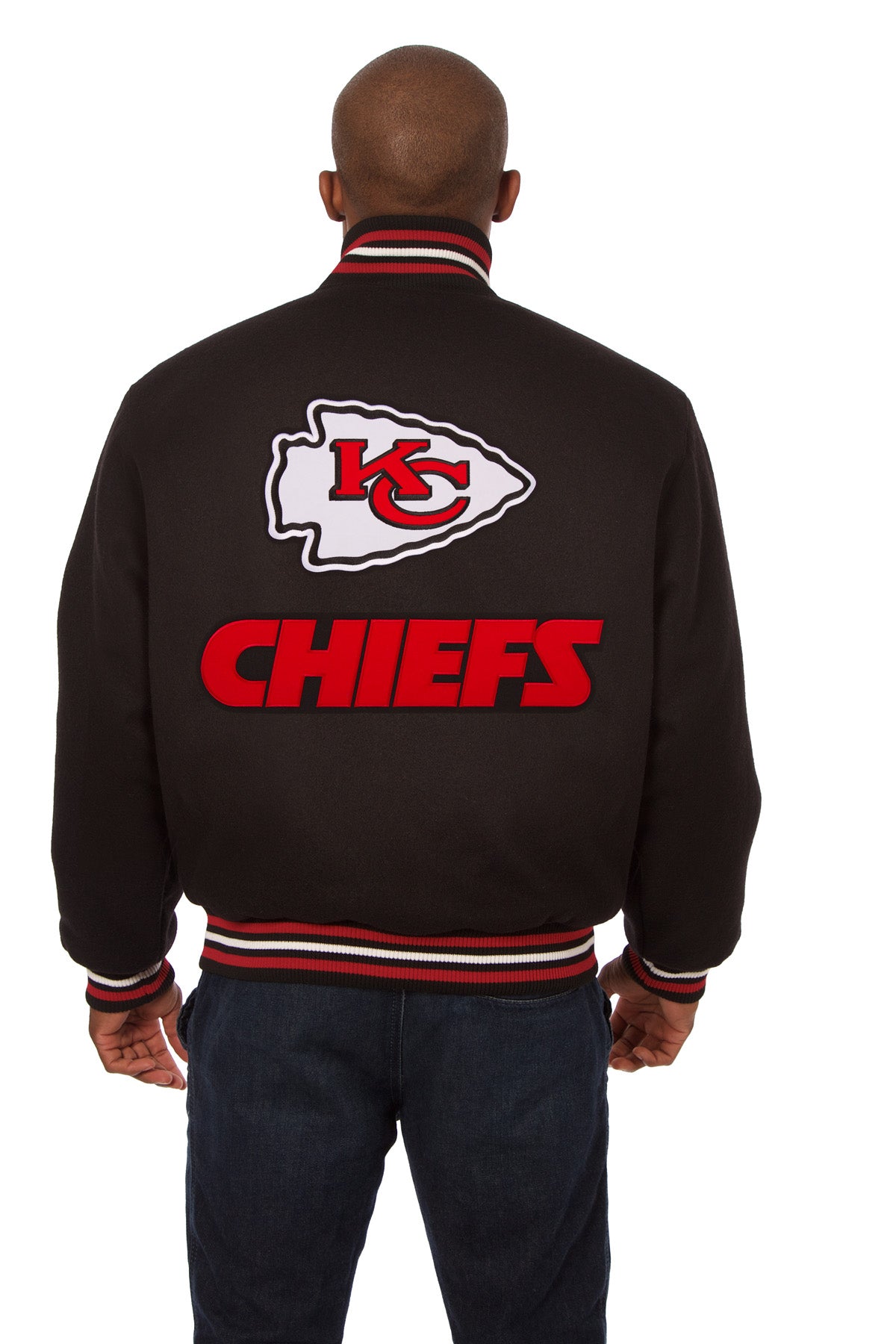 Kansas City Chiefs Embroidered Wool Jacket