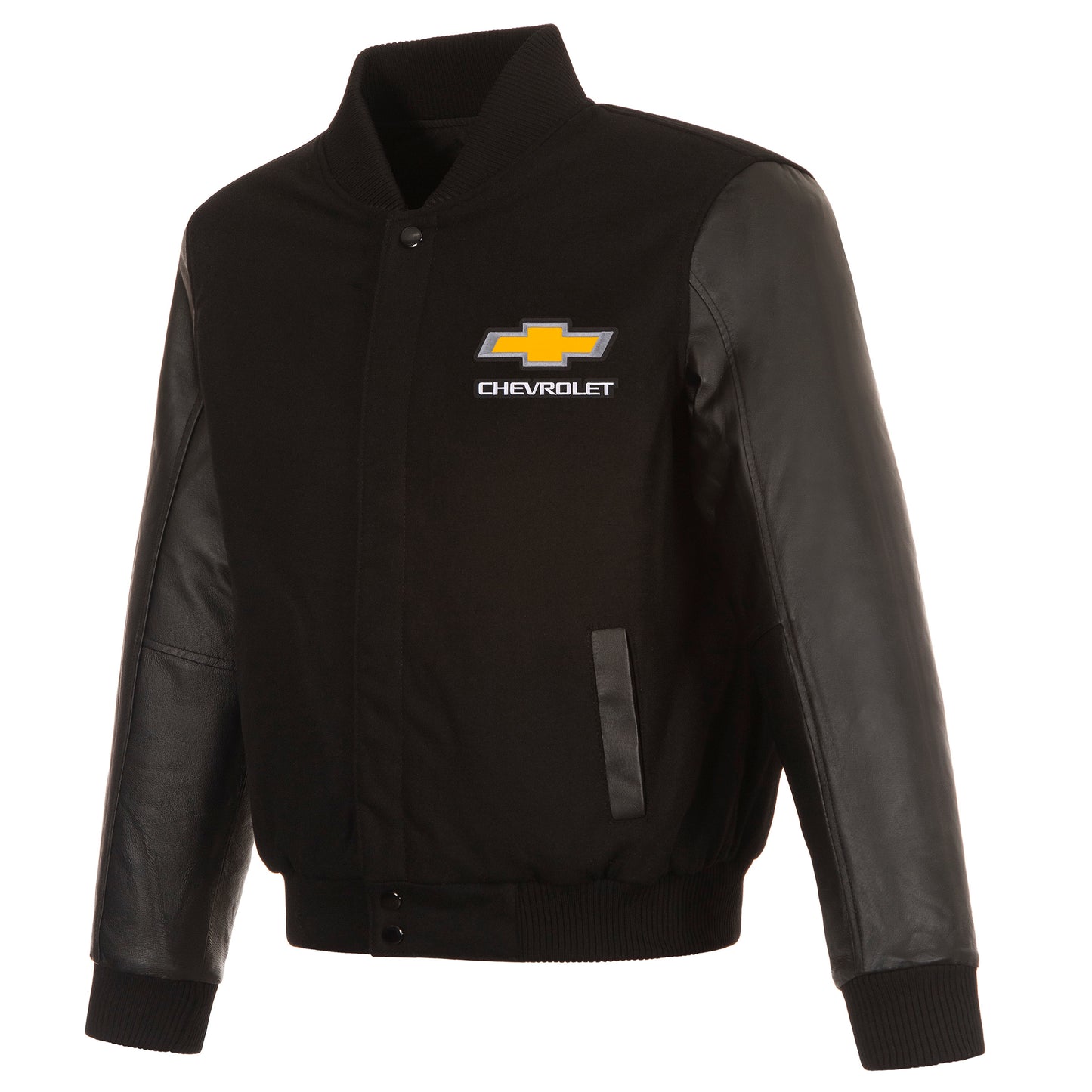 Chevy Reversible Wool and Leather Jacket