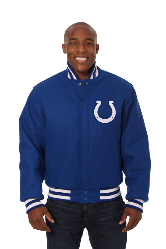 Indianapolis Colts Embroidered Wool Jacket
