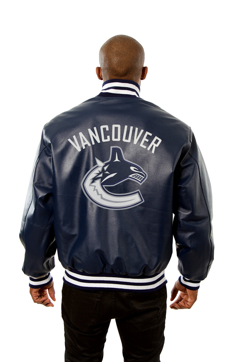 30% OFF The Best Men's Vancouver Canucks Leather Jacket For Sale – 4 Fan  Shop