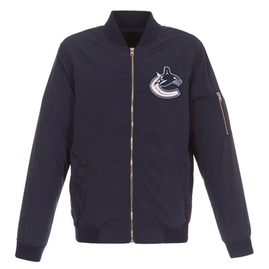 Vancouver Canucks Nylon Bomber Jacket