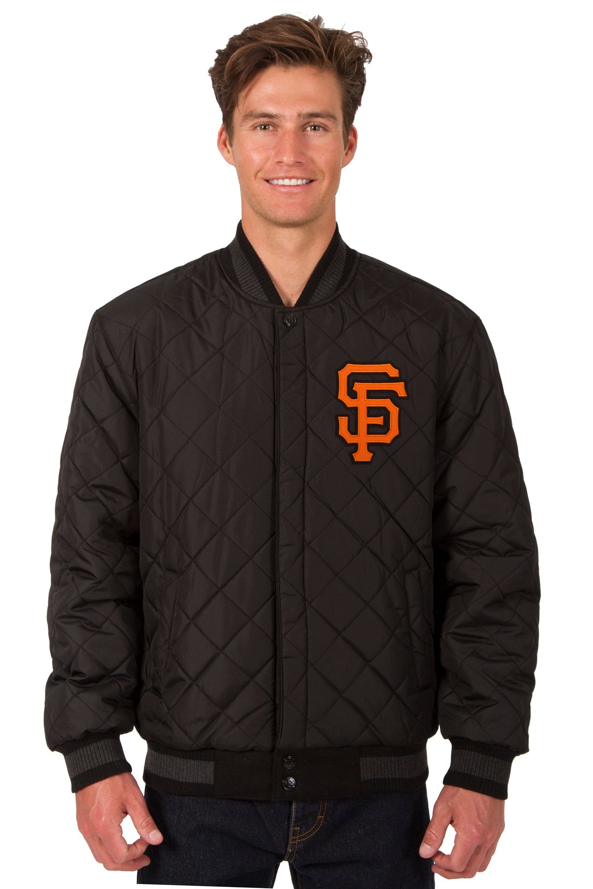 San Francisco Giants Reversible Wool and Leather Jacket
