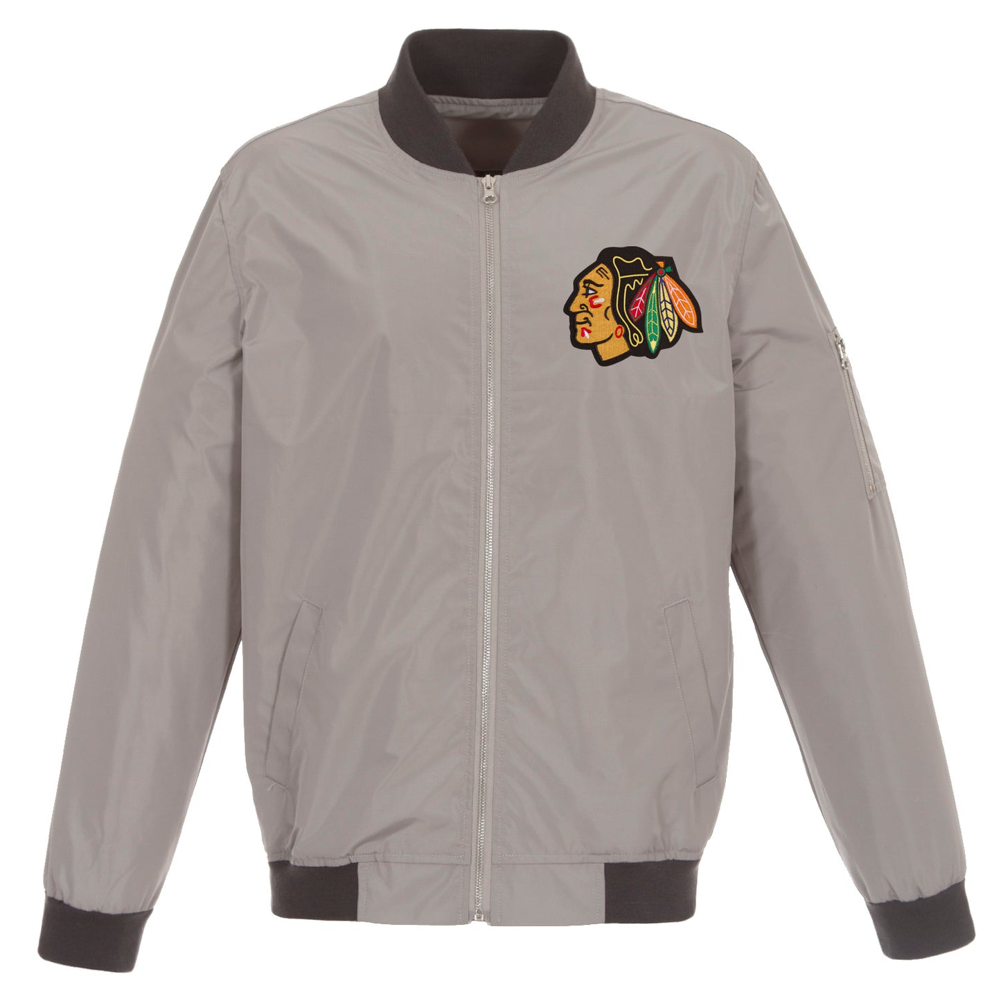 Chicago Blackhawks Nylon Bomber Jacket