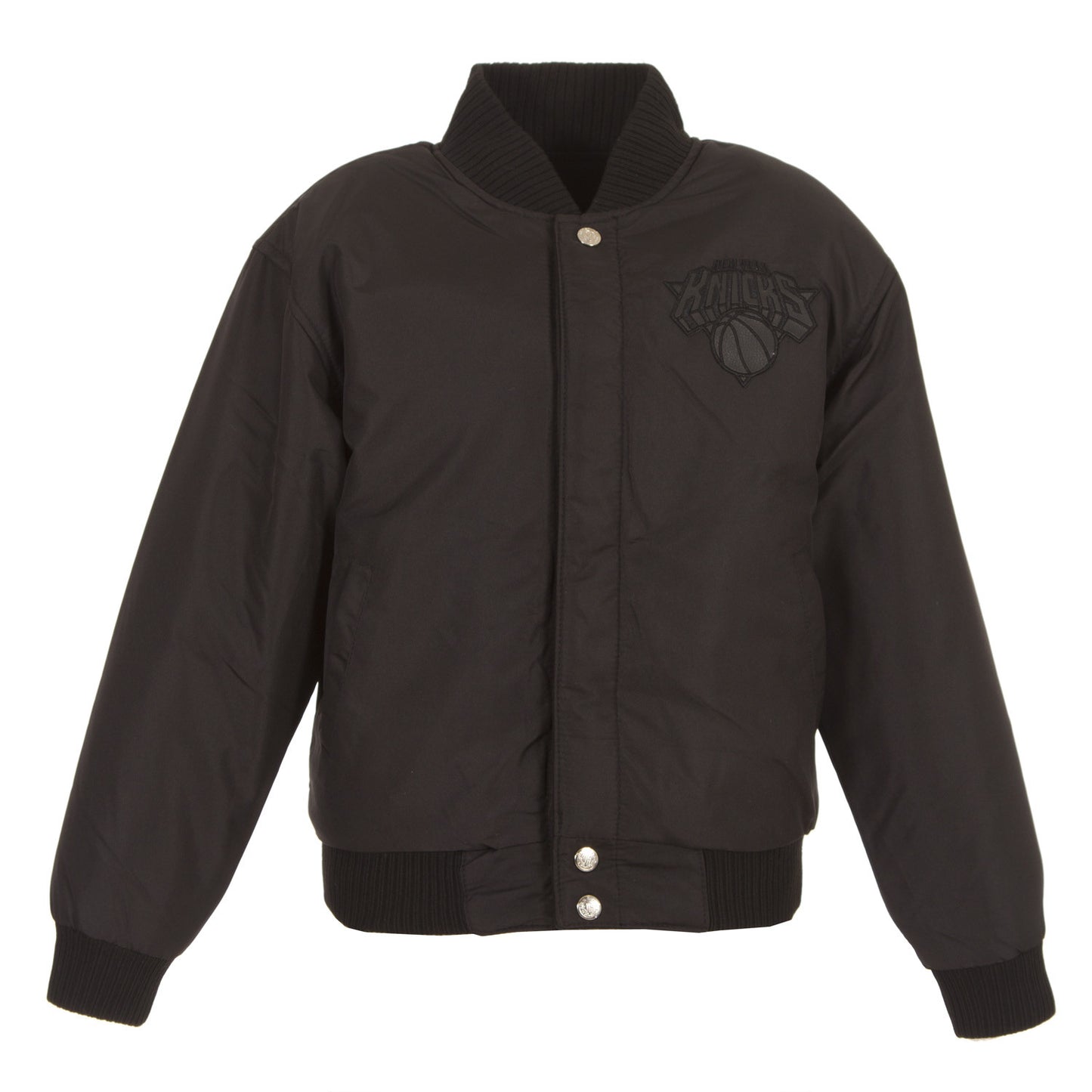 New York Knicks Kid's Reversible Wool and Faux Leather Jacket