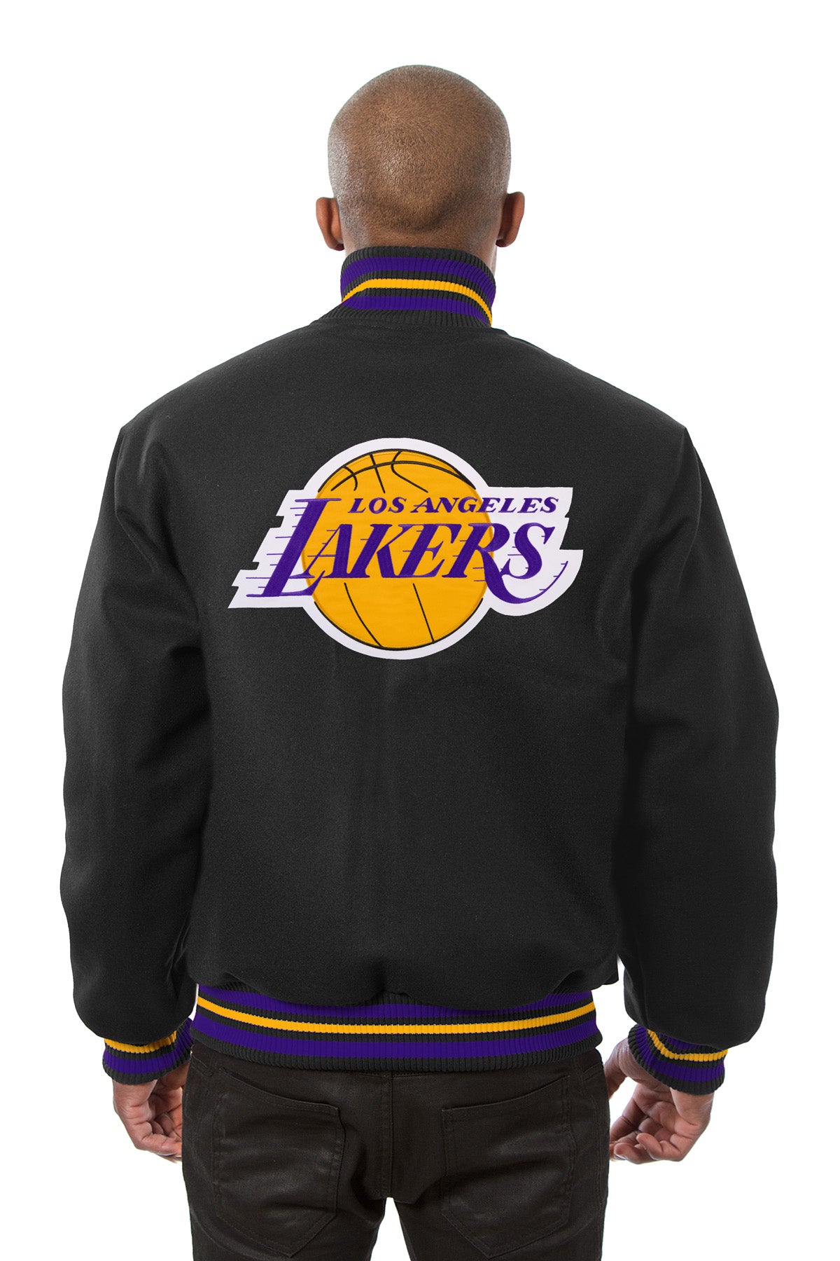 Los Angeles Lakers Embroidered Wool Jacket