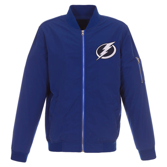 Tampa Bay Lightning Nylon Bomber Jacket