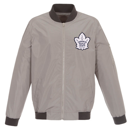Toronto Maple Leafs Nylon Bomber Jacket