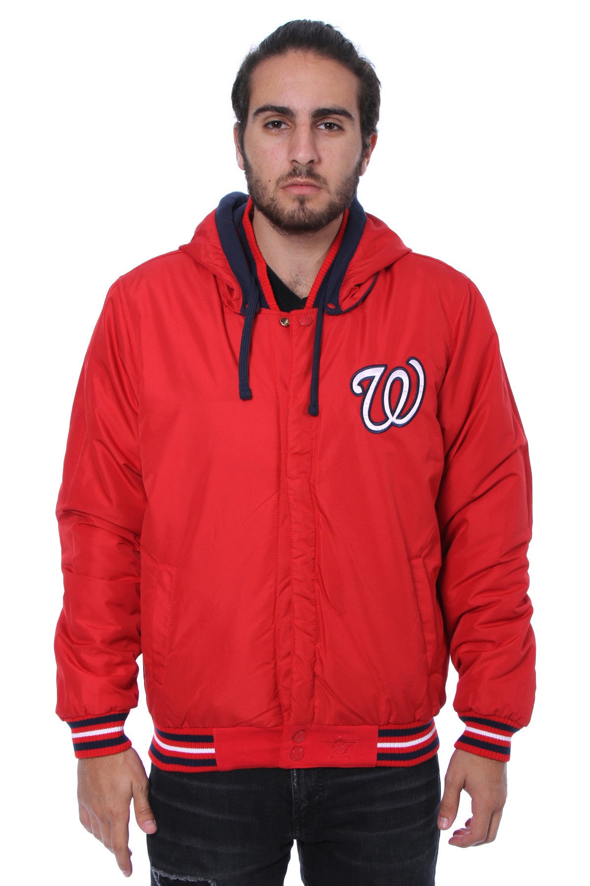 Washington Nationals Reversible Fleece Jacket